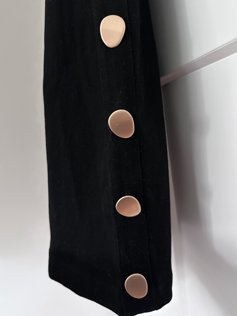 Tuckernuck Black Twill Button Bitsy Dress by Hyacinth House | XS | NWT - Picture 10 of 11